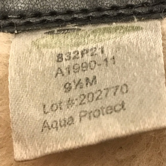 Vintage black genuine leather boots size 9,5 - Picture 12 of 12